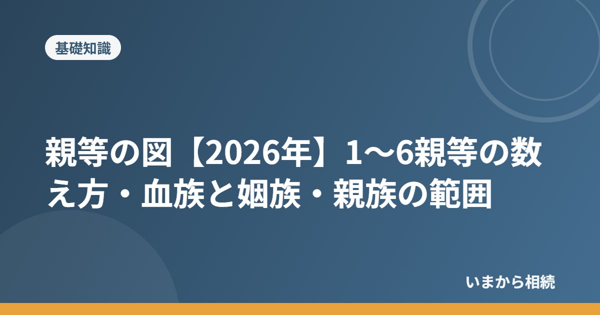親等の図
